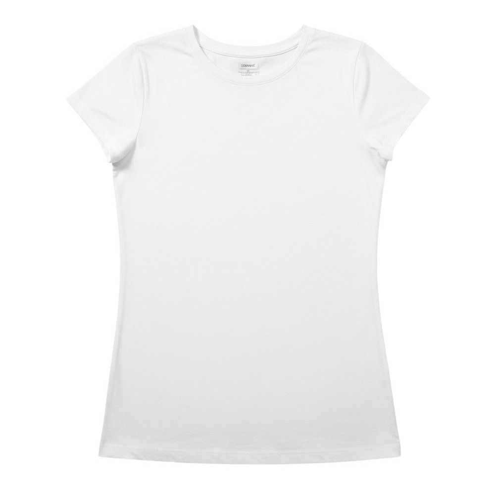L'AGENCE Ressi Shirt Womens Medium White Short Sleeve Crew Neck Fitted Tee Top